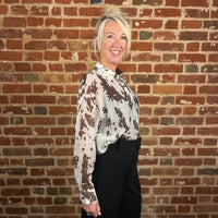 Bonnie All Over Cow Print