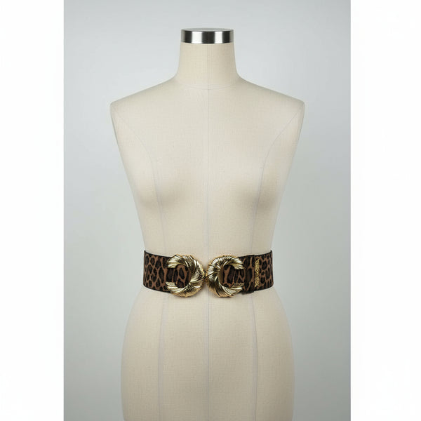 Betsie Elasticated Belt Animal