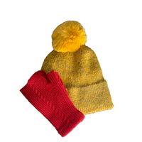 Ellie Cashmere Fingerless Gloves - Rust