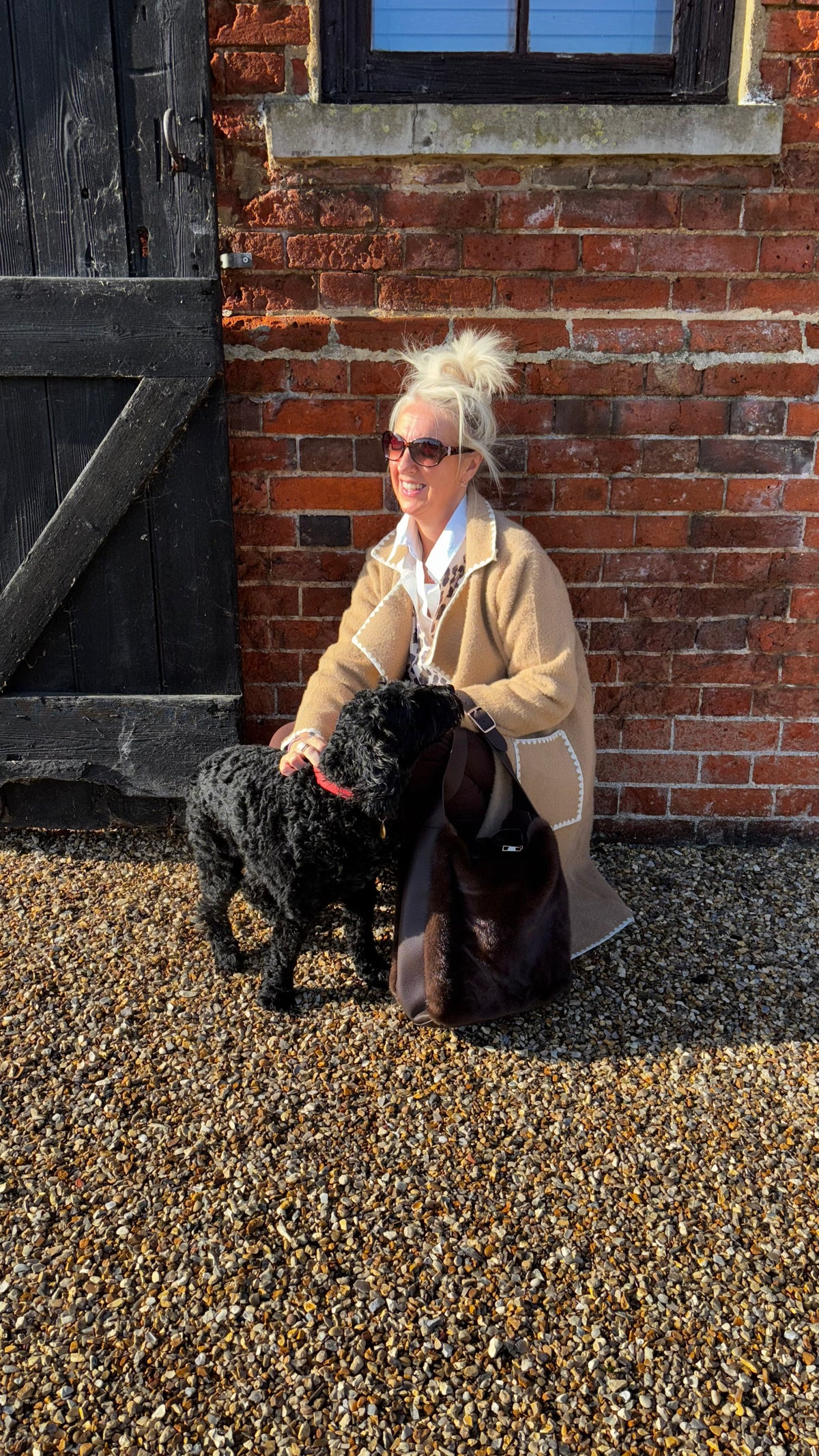 Arabella Large Fluffy Handbag