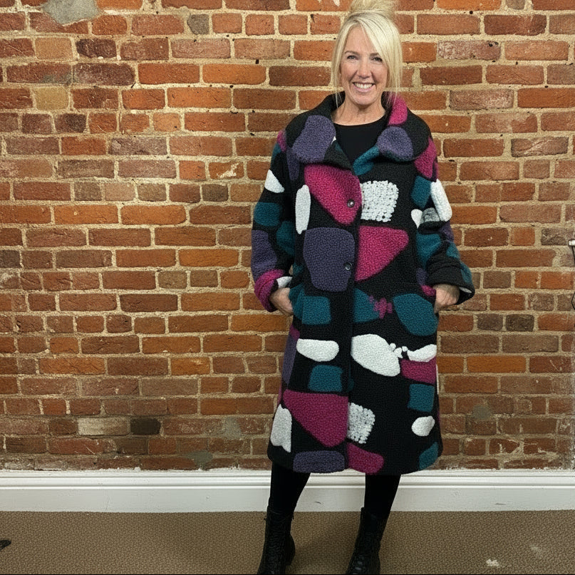 Zara Chunky Boucle Coat