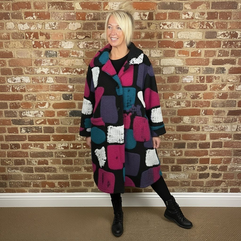 Zara Chunky Boucle Coat