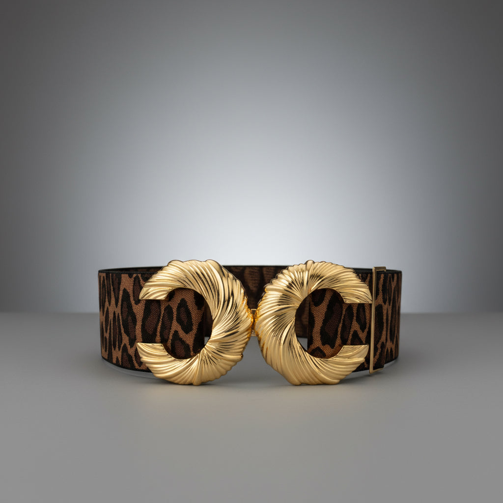 Betsie Elasticated Belt Animal