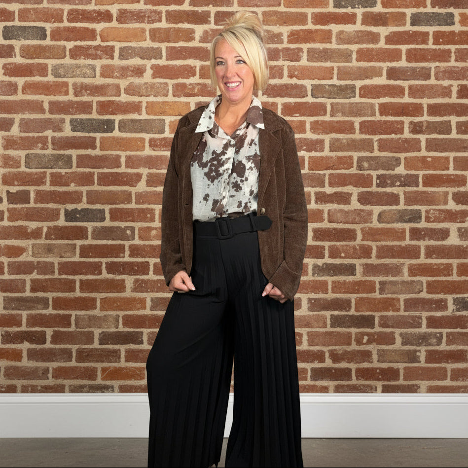 Bonnie All Over Cow Print