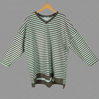 Daisy Oversized V Neck Scuba