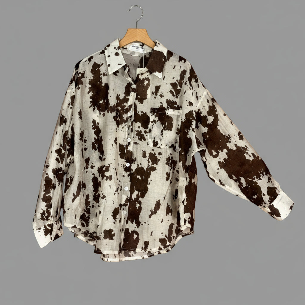 Cow print shirt