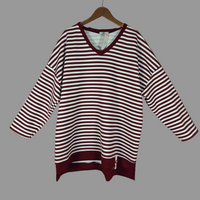 Daisy Oversized V Neck Scuba