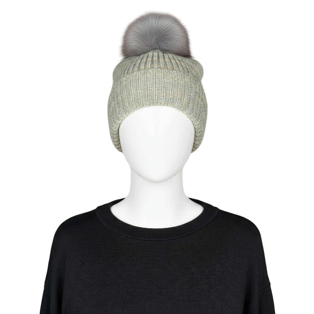 Darcey Cashmere Hat Grey
