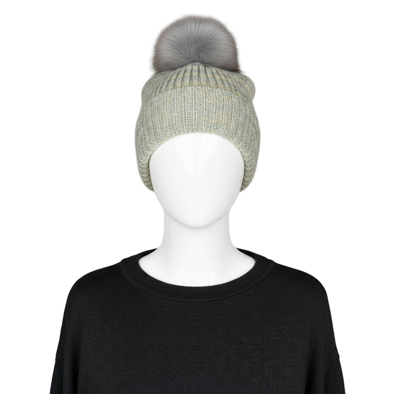 Darcey Cashmere Hat Grey