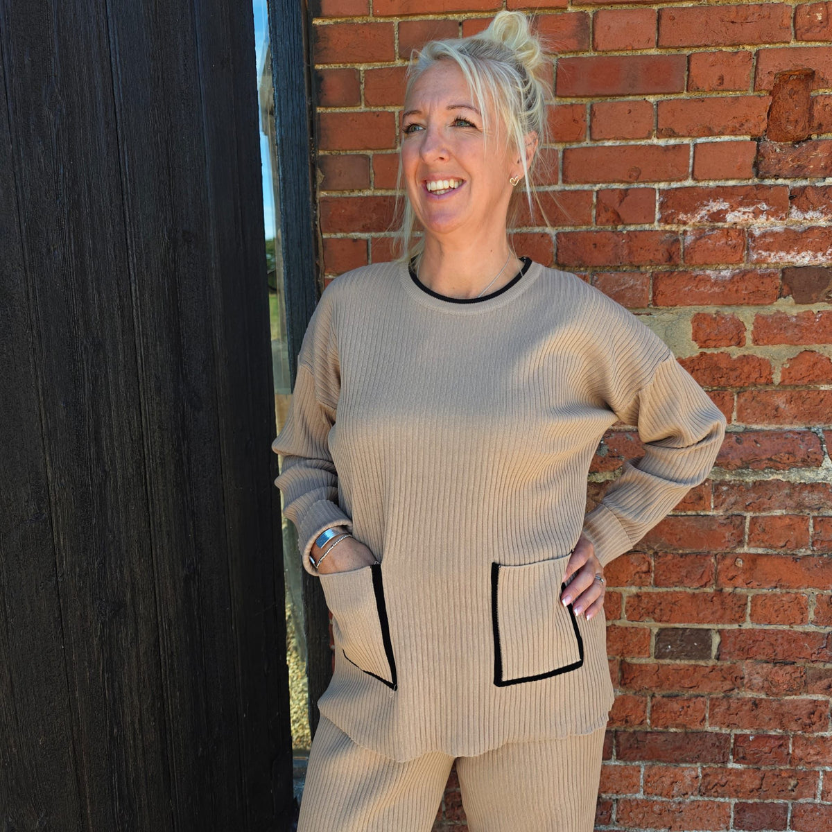 Penelope- 2-Piece Ribbed Set