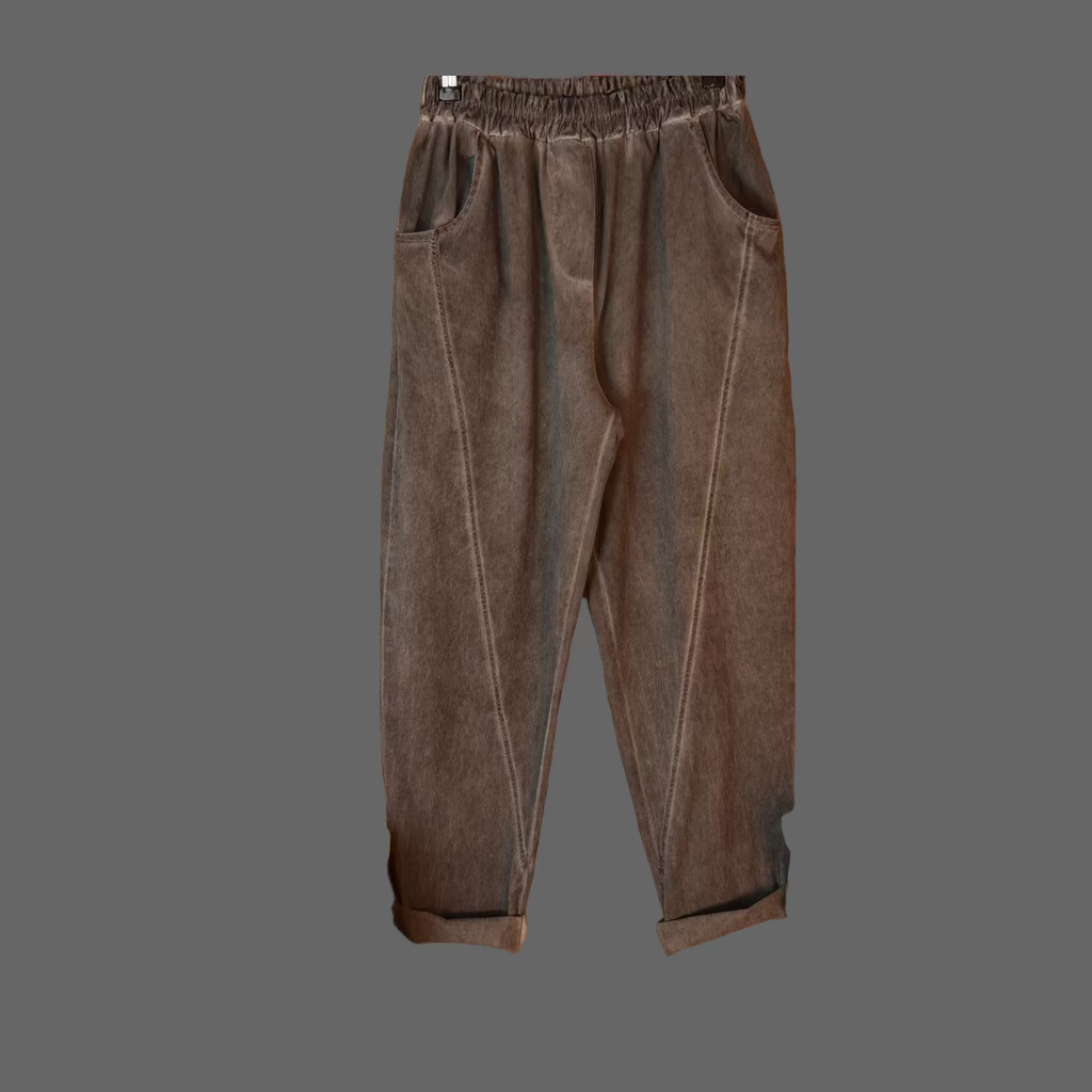 grey denim mum style 