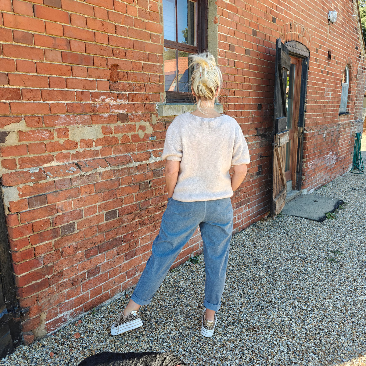 Alice-RELAXED STYLE - ACID WASHED Magic trouser