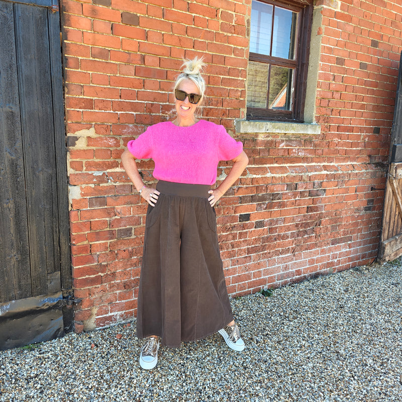 Isabella-Wide Leg Trouser Culottes