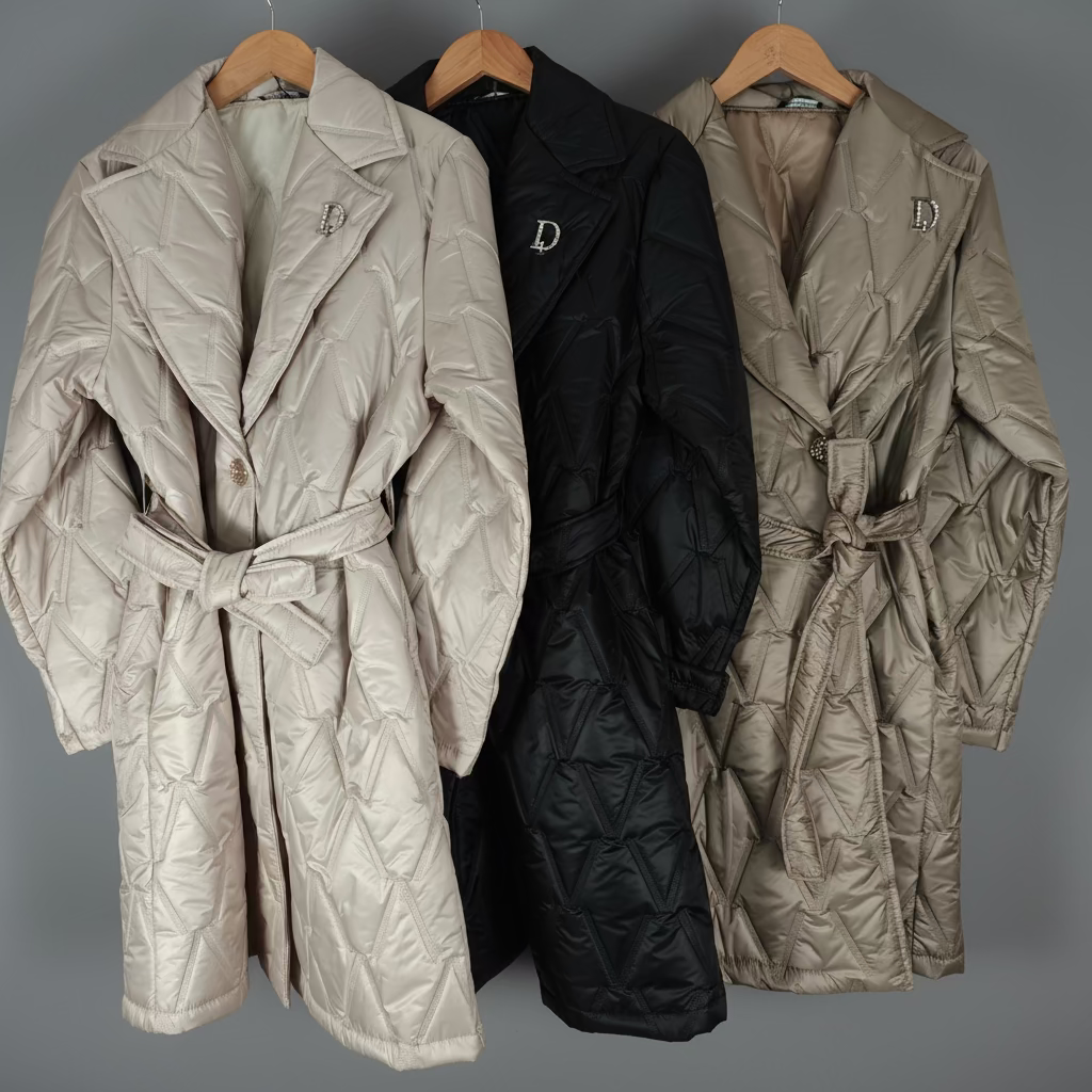 The Charlie Padded Trench Coat