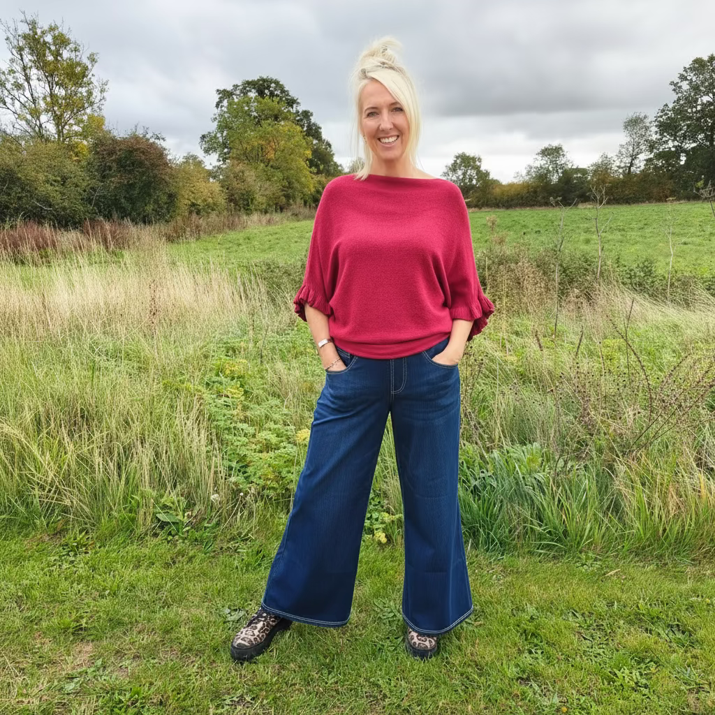 Discover the perfect blend of comfort and style with The Isla. These high-waisted, elasticated wide-leg jeans offer a flattering fit that moves with you