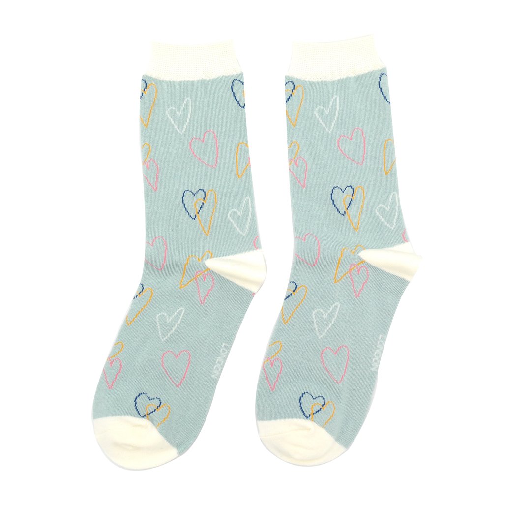 Multi Heart Socks