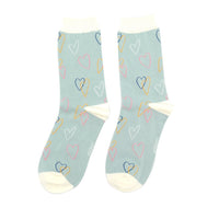 Multi Heart Socks