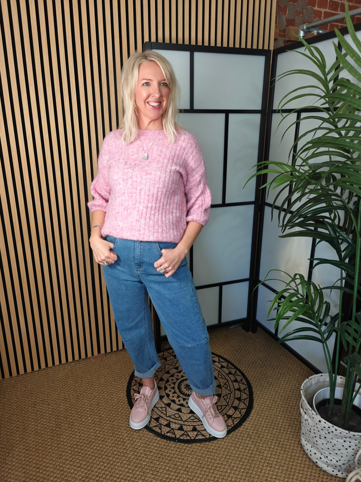 Full image styling jeans and jumper 