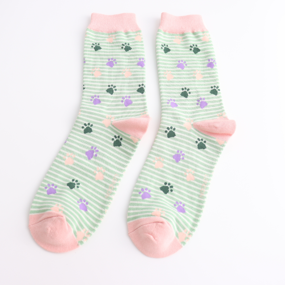 Paw Prints Socks