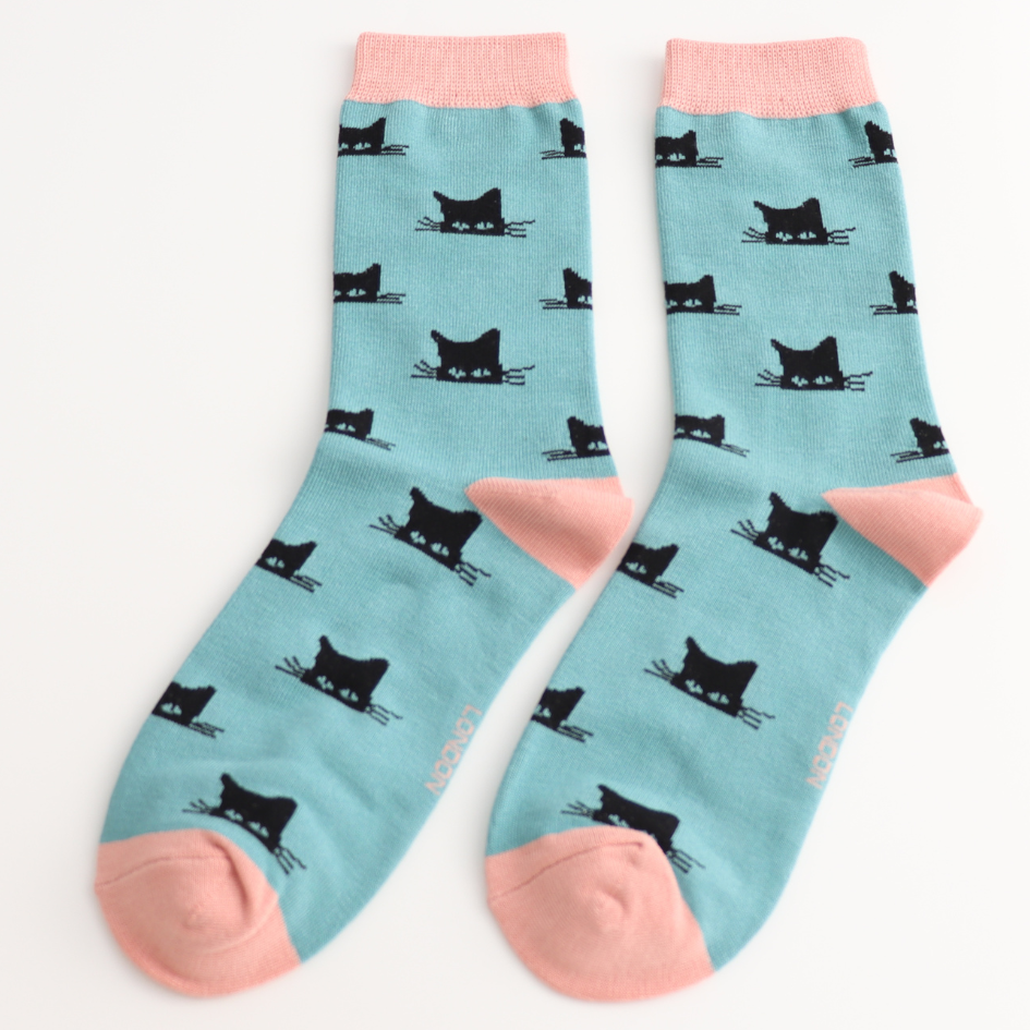 Peeping Cat Socks