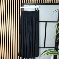  culottes elasticated waistband hanging black 