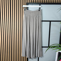 culottes elasticated waistband mocca on hanger 