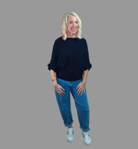 Scarlett Knitted Ruffle Jumper