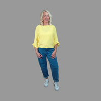 Scarlett Knitted Ruffle Jumper