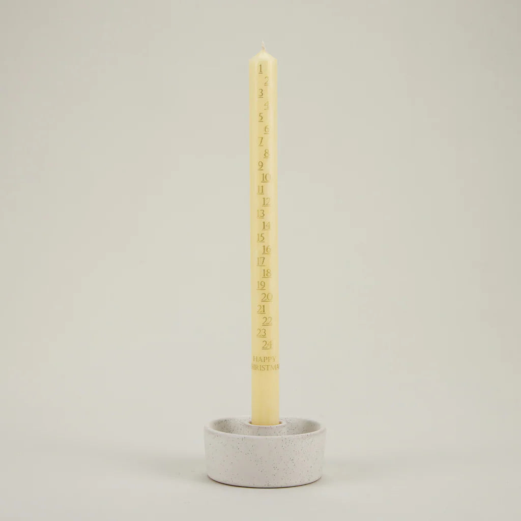 St.Eval Christmas Advent Candles Ivory