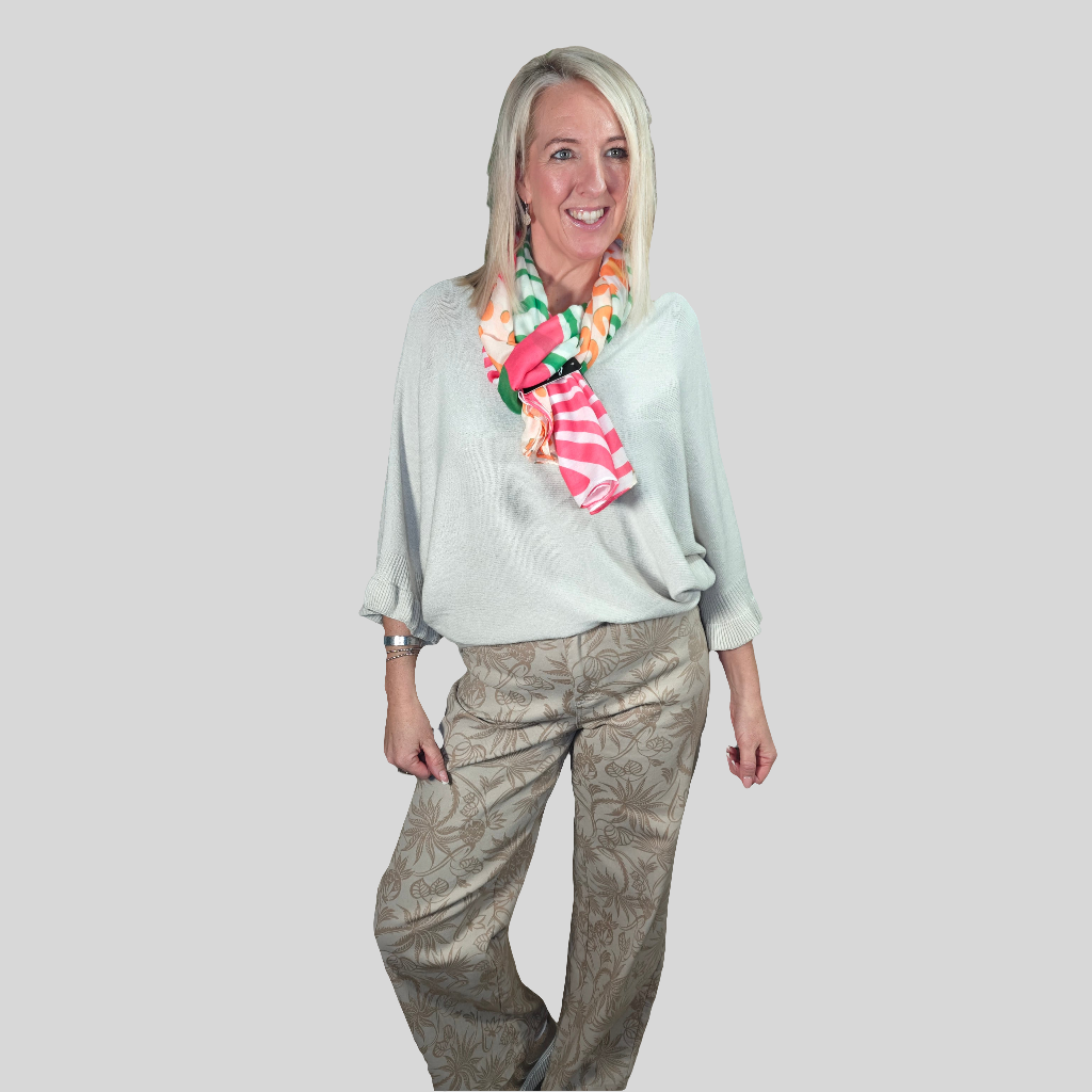 Scarlett Knitted Ruffle Jumper