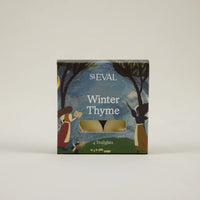 St EVAL Winter Thyme tealights packaging on a white background