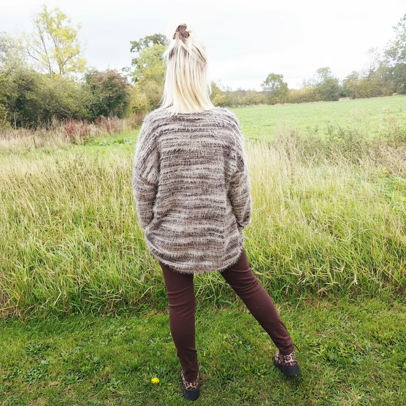 fluffy jumper soft and cosy on trend 