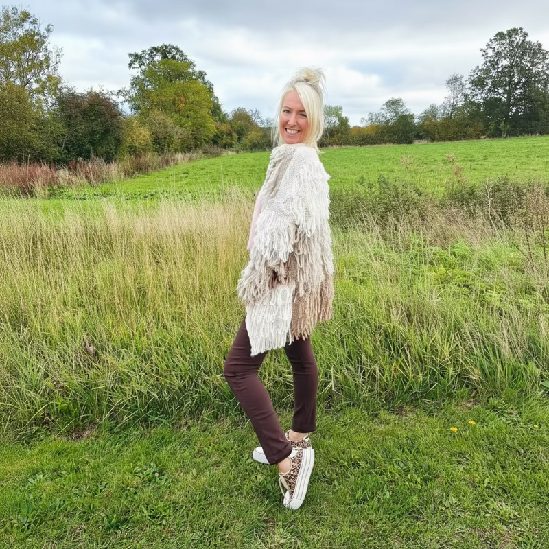 soft chunky knit cardigan 