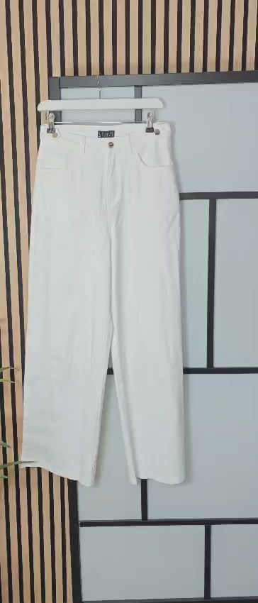 video of white denim 