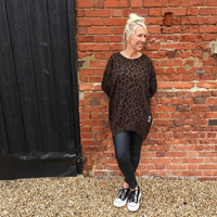 Emily Animal Print Scuba Top