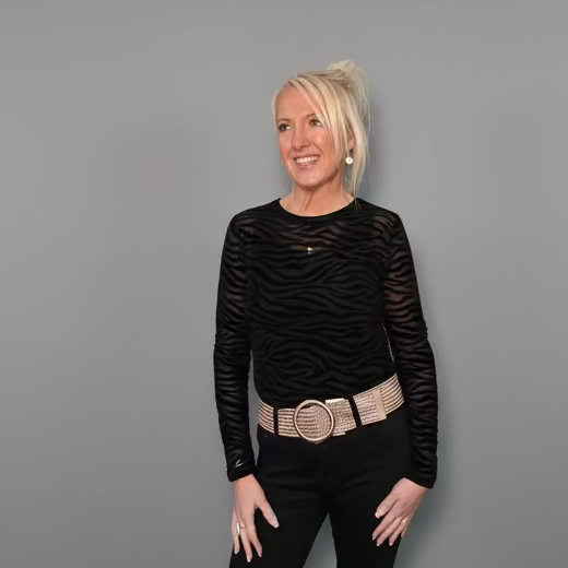 Kaza Shear Zebra Body Suit