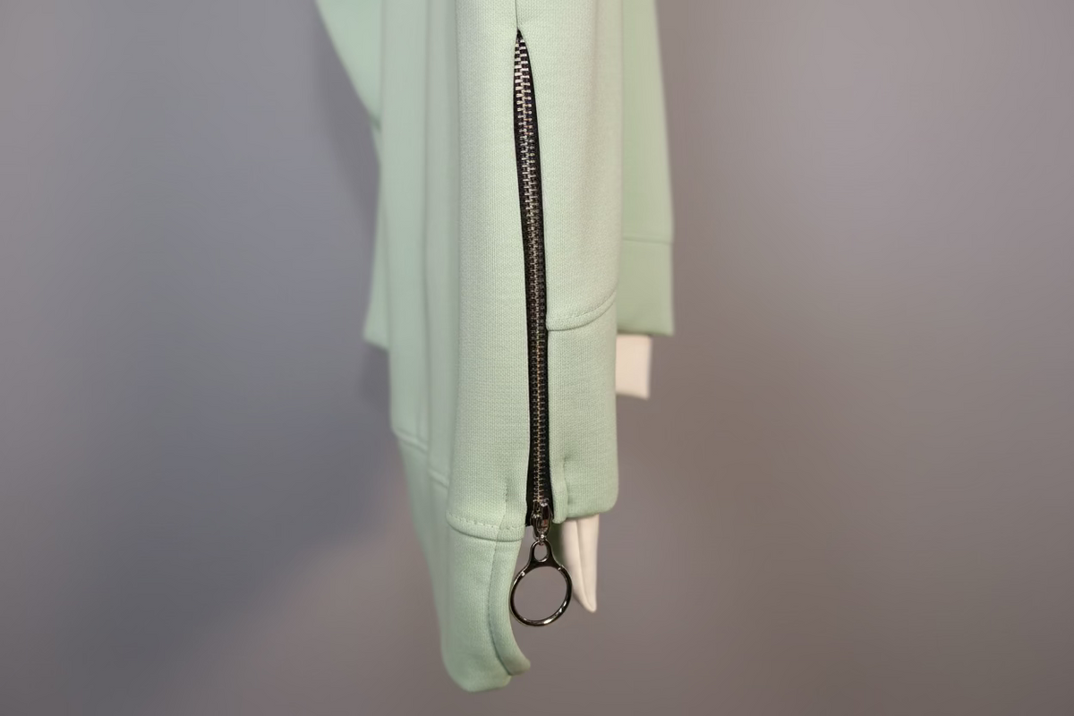 Ziggy Zip sides cosy jumper