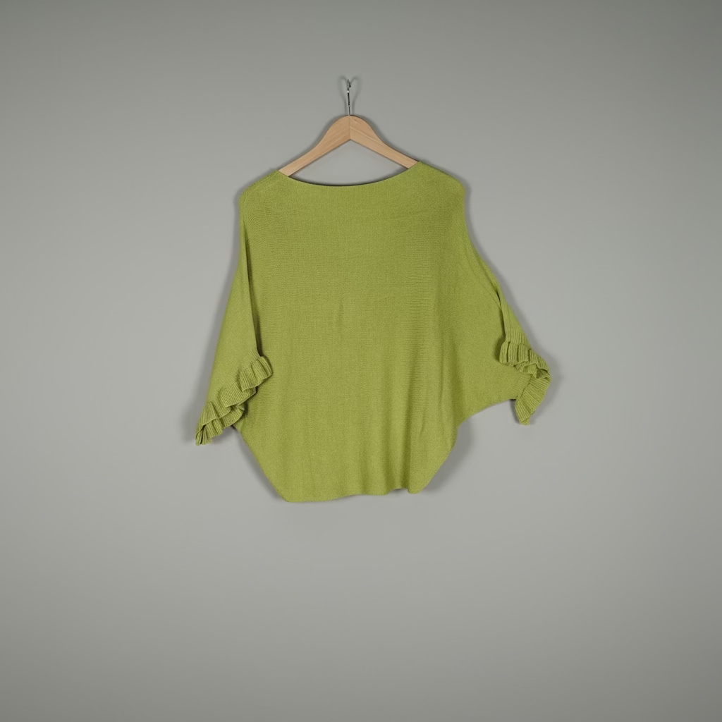 Scarlett Knitted ruffle jumper