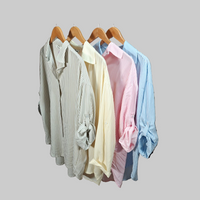 JANET- PIN STRIPE BLOUSE