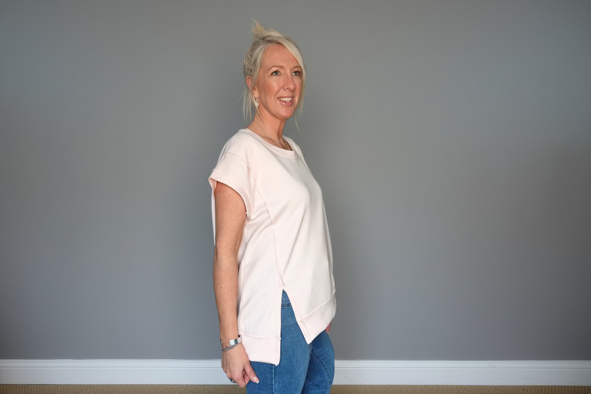 Caroline Cap sleeve top