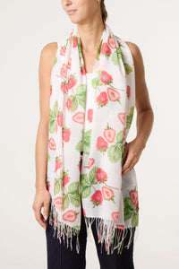 SALLY - Strawberry Scarf