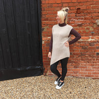 Orla - Asymmetric Wool Blend Top