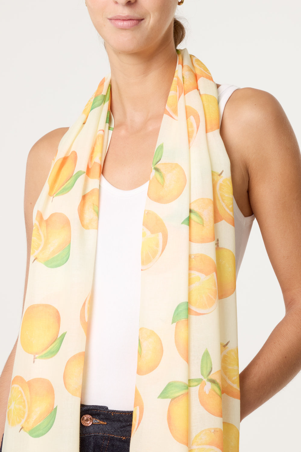 OLIVE - Orange Scarf