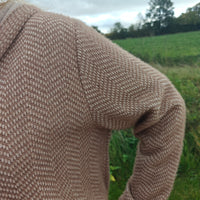 Erin Wool-Effect Herringbone Coat