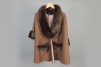 Zoe Faux Fur Cape