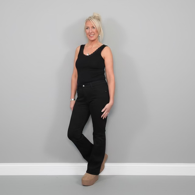 Libby Boot Leg High Rise Stretchy Jeans