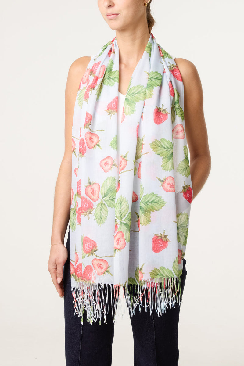 SALLY - Strawberry Scarf