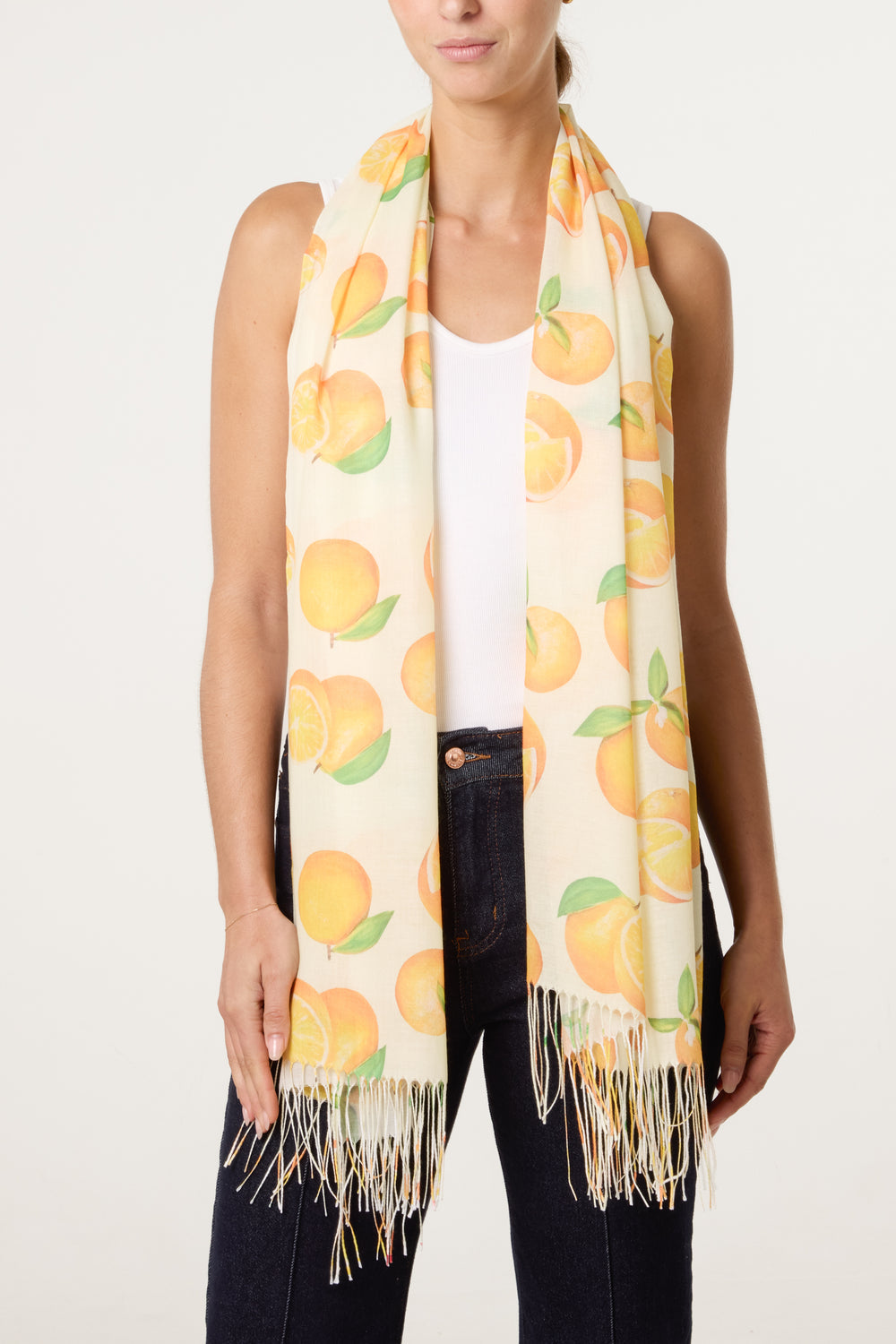 OLIVE - Orange Scarf