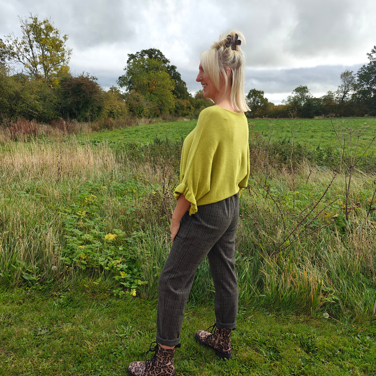 Rosie Checked Trousers