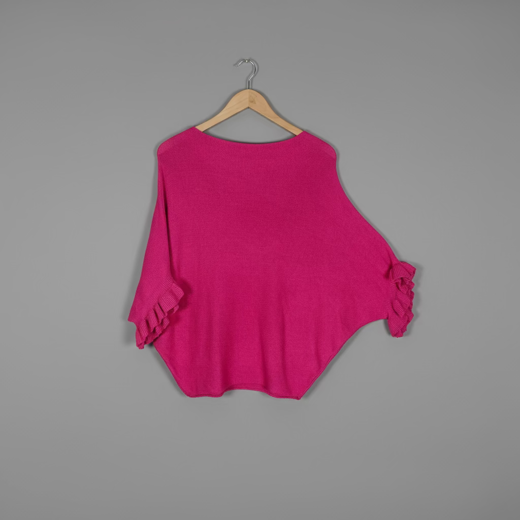 Scarlett Knitted ruffle jumper